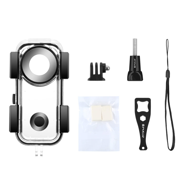 PULUZ 30m Underwater Waterproof Housing Case for Insta360 ONE X2(Transparent) by PULUZ