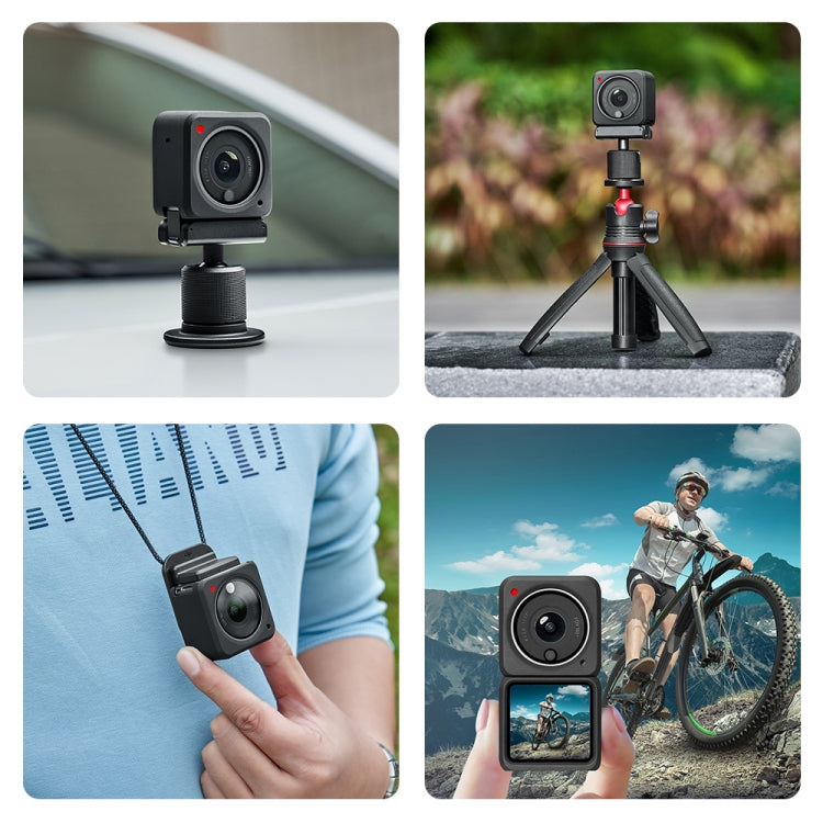 PULUZ Split Silicone Protective Case for DJI Action 2(Black) by PULUZ