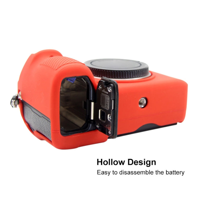 PULUZ Soft Silicone Protective Case for Sony A9 (ILCE-9) / A7 III/ A7R III(Red) by PULUZ