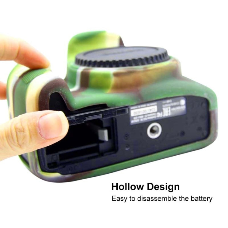 PULUZ Soft Silicone Protective Case for Canon EOS 3000D / 4000D(Camouflage) by PULUZ