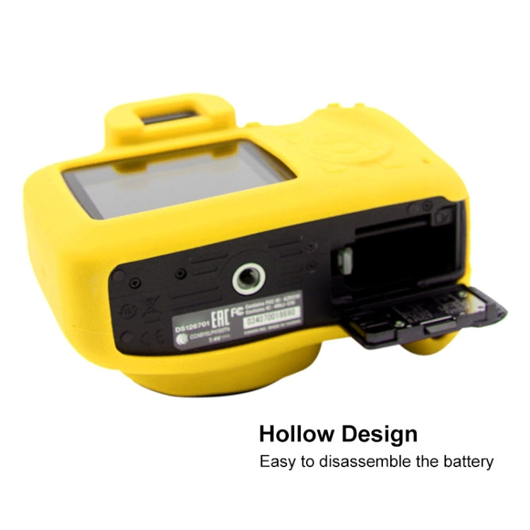 PULUZ Soft Silicone Protective Case for Canon EOS 3000D / 4000D(Yellow) by PULUZ