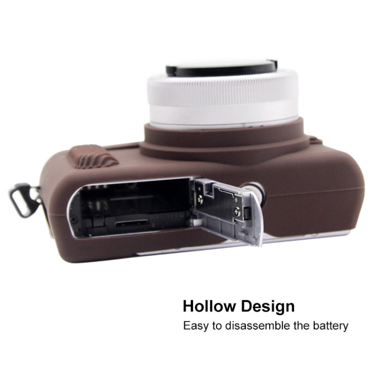 PULUZ Soft Silicone Protective Case for Panasonic Lumix GF10(Coffee) by PULUZ