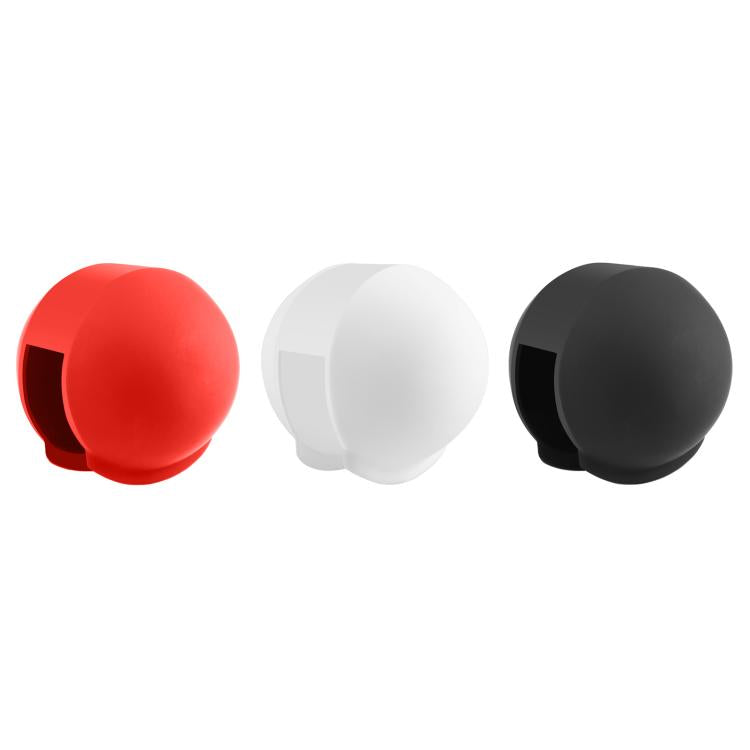 For Insta360 X5 PULUZ Invisible Dive Case Lens Guard Silicone Protective Lens Cap Cover (Red) by PULUZ
