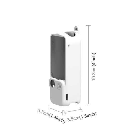 For DJI OSMO Pocket 3 PULUZ 3 in 1 Silicone Cover Case Set (White) by PULUZ