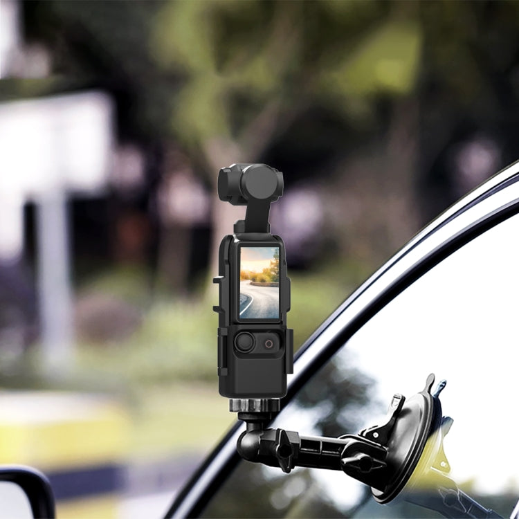 For DJI OSMO Pocket 3 PULUZ Protection Frame Expansion Adapter Bracket (Black) by PULUZ