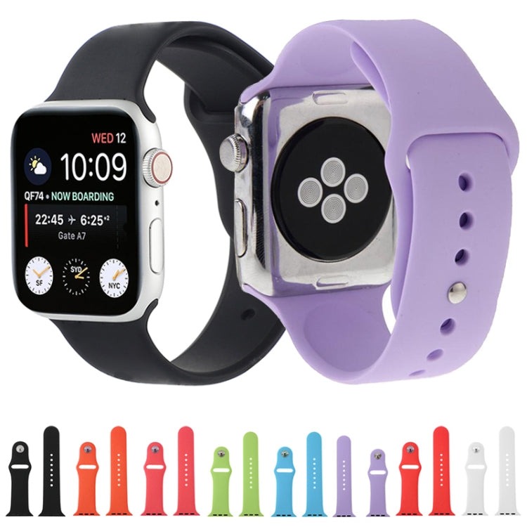 For Apple Watch Sport 42mm High-performance Rubber Sport Watch Band with Pin-and-tuck Closure(Black) by bashfashion