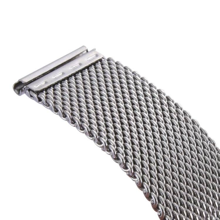 For Apple Watch 38mm Milanese Classic Buckle Stainless Steel Watch Band , Only Used in Conjunction with Connectors ( S-AW-3291 ) by bashfashion