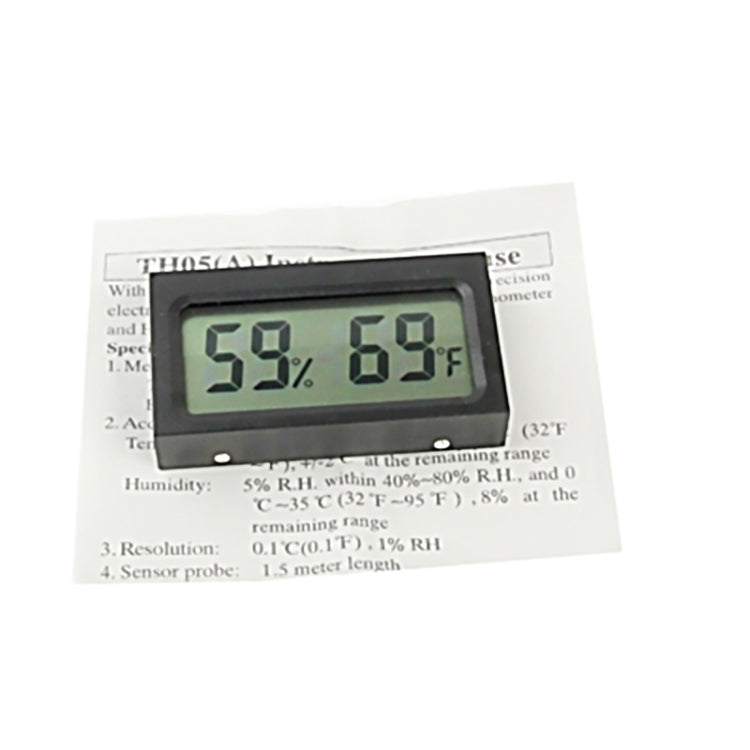 Mini LCD Indoor Digital Thermometer Humidity (Fahrenheit Display) by bashfashion