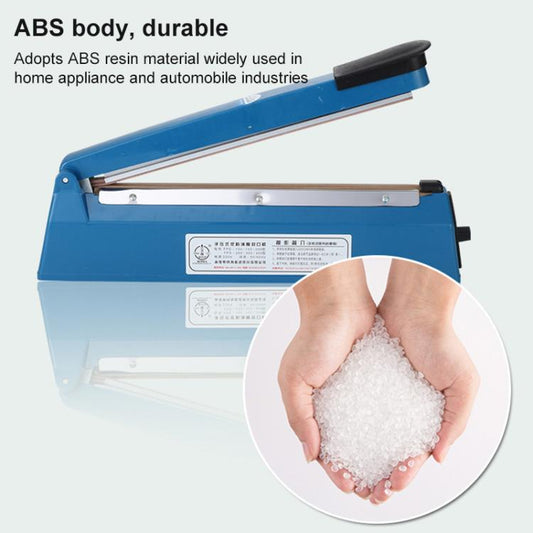 FS-300 300mm Heat Sealing Hand Impulse Poly Sealer Closer Machine (EU Plug) by bashfashion