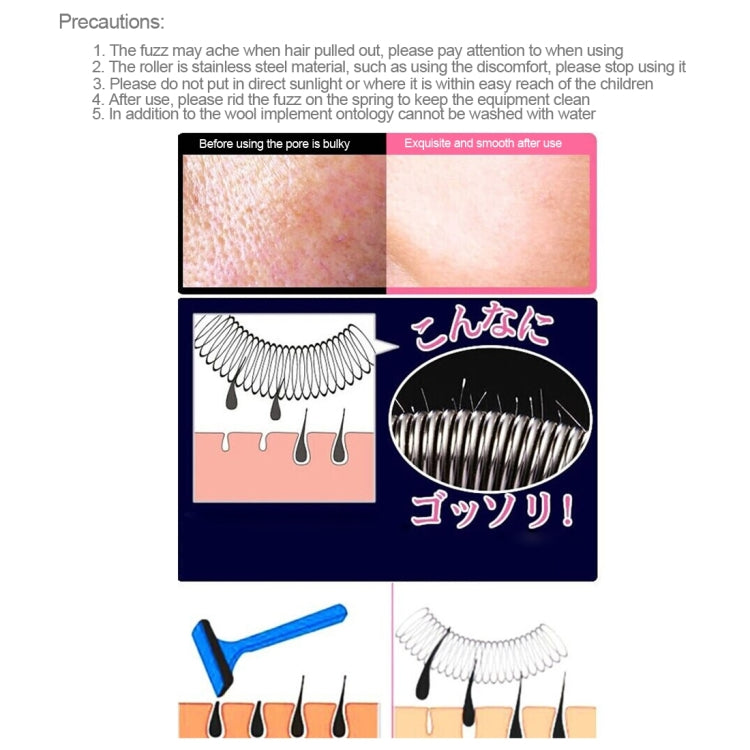 Makeup Tools Double Springs Facial Hair Remover, Random Color Delivery by bashfashion