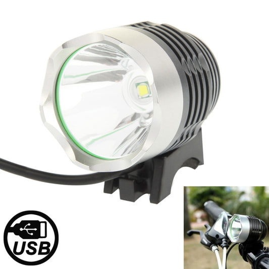3 Modes USB XML T6 LED Headlamp / Bicycle Light, Luminous Flux: 900lm, Cable Length: 1.5m by bashfashion