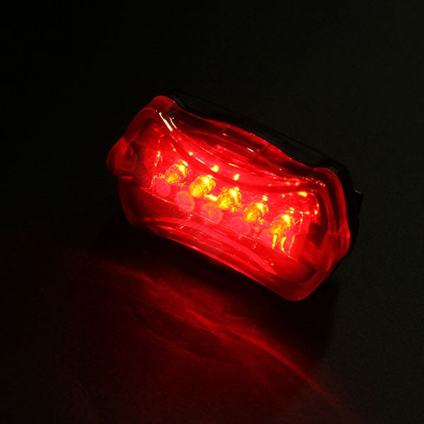 5 LED 7 Mode Bike Bicycle Rear Tail Safety Flash Light Lamp by bashfashion