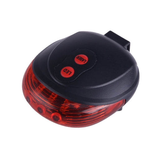 Bicycle LED Light Laser Night Mountain Bike Tail Light Taillight MTB Safety Warning Bicycle Rear Light Lamp Bycycle Light(Red) by bashfashion