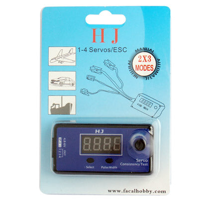 HJ Digital Servo Tester / ESC Consistency Tester for R/C Helicopter by bashfashion