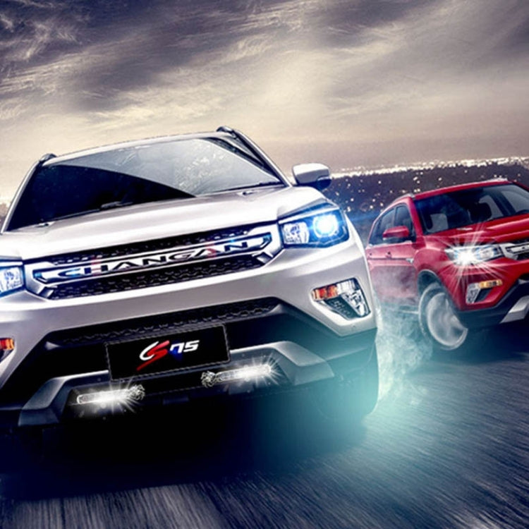 2 PCS 8 Blue LED Bulbs Wind Powered Decorative Car Lights by bashfashion