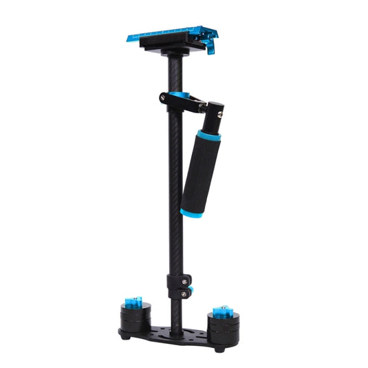 YELANGU 38.5-61cm Carbon Fiber Handheld Stabilizer for DSLR & DV Digital Video & Cameras, Capacity Range 0.5-3kg(Blue) by YELANGU