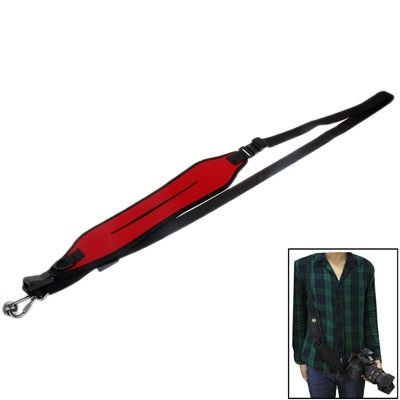 Anti-Slip Elastic Neoprene Quick Sling Strap for Camera (Red) by bashfashion
