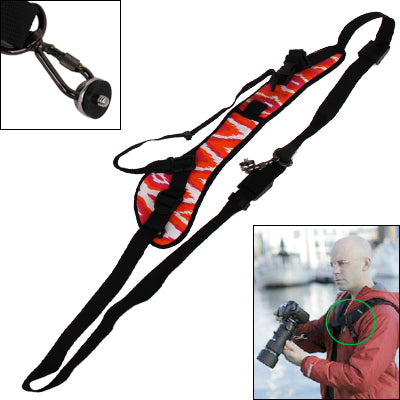 Safe & Fast Quick Rapid Camera Single Sling Strap with Strap Underarm Stabilizer by bashfashion