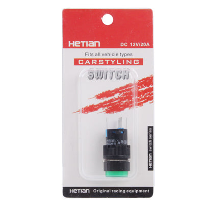 Car DIY Round Button Push Switch / Green Indicator by bashfashion