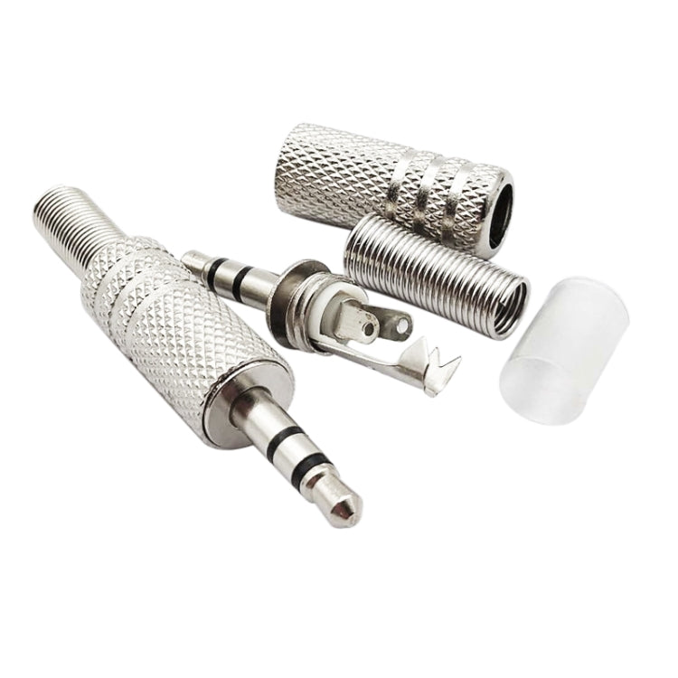 JL0037 3.5mm Audio Jack Connector (10 Pcs in One Package, the Price is for 10 Pcs)(Silver) by bashfashion