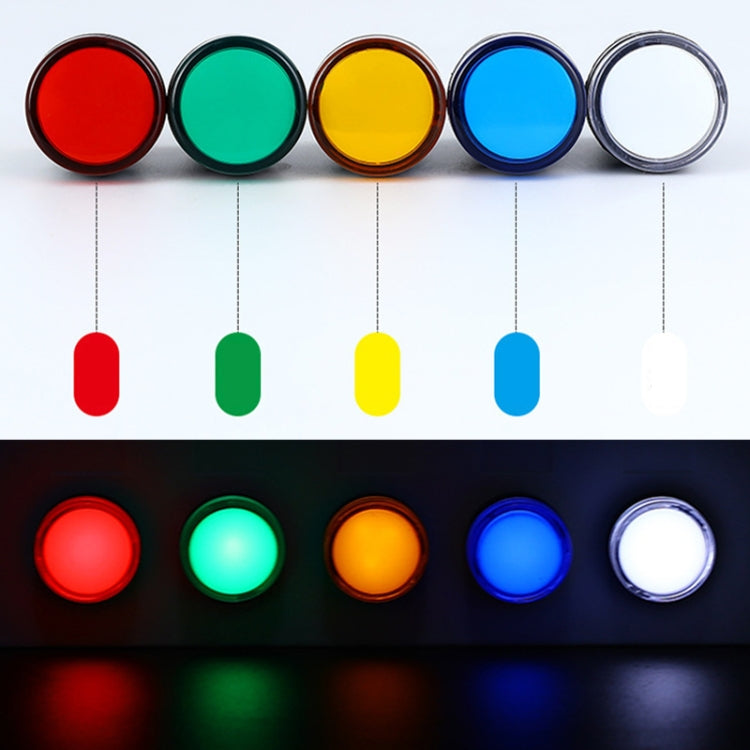 220V AD16-22D / S 22mm LED Signal Indicator Light Lamp(Green) by bashfashion