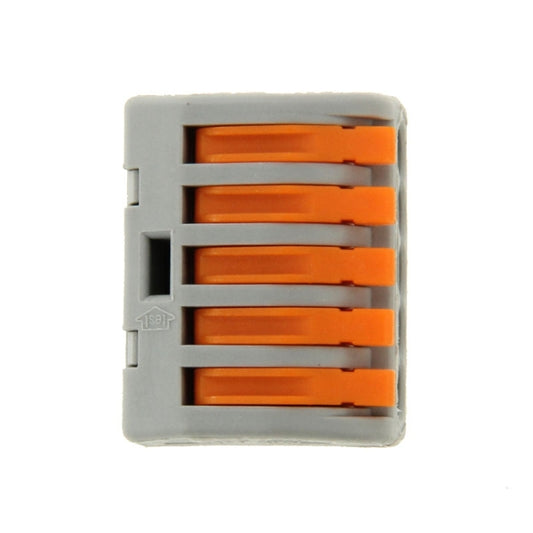 10 PCS Universal Compact 5 Pin Push Clamp Solderless Wire Connector by bashfashion