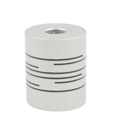 CNC Stepper Motor Flexible Coupling Coupler (6.35x6.35mm)(Silver) by bashfashion