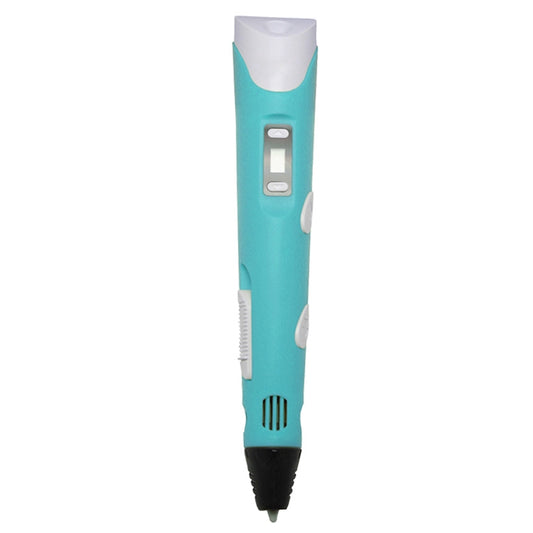 Hand-held 3D Printing Pen, EU Plug(Blue) by bashfashion
