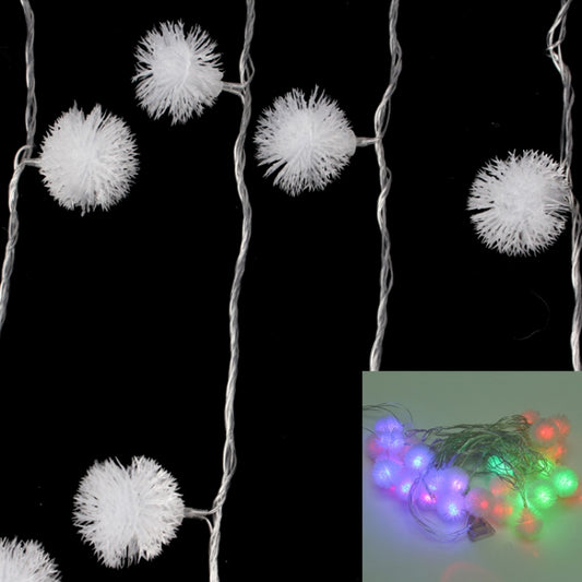 7m Snowball Pendants Pendants Decoration String Lights, 30-LED Multi-Colored Light (AC 12-240V / EU Plug)(White) by bashfashion