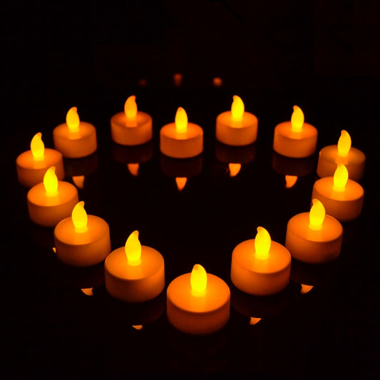 15 PCS Flameless LED Tea Light Electric Candles by bashfashion