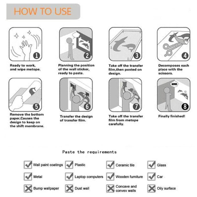 Decor Little Rabbit Notebook Removable Stickers, DIY Free Combination, Size: 20cm x 30cm by bashfashion