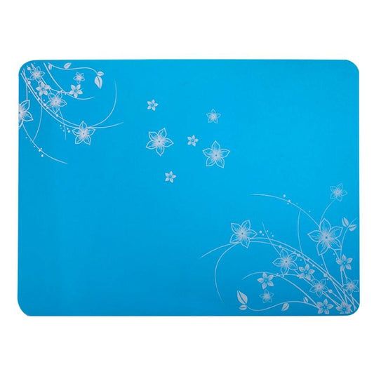 40x30cm Anti-skidding Silicone Heat Insulation Mat for Food Dish / Beverage / Oven / Kid Table(Blue) by bashfashion