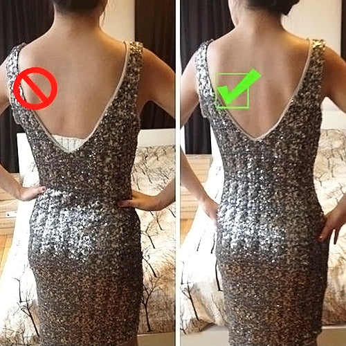 Adjustable Low Back Bra Strap Converter Backless V Conversion Solution(Khaki) by bashfashion