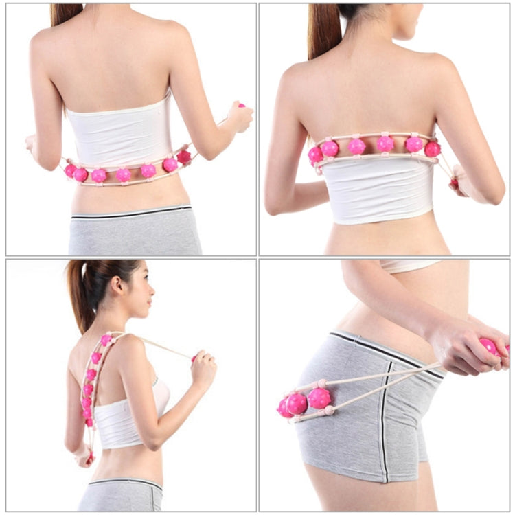 Waist and Back Massage Bead Ring(Pink) by bashfashion