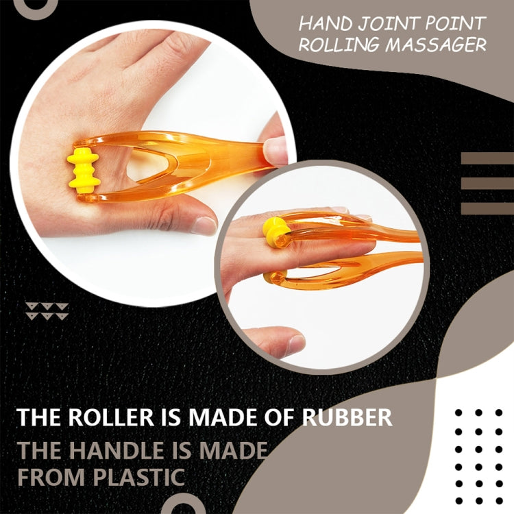 Y Type Convenient Finger Palm Massor Tool(Orange) by bashfashion