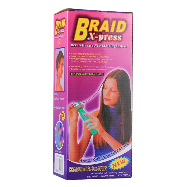 Braid X-press DIY Electric Fashion Hair Tools Twist Braid Knitted Device Fast Hair Styling for Women by bashfashion