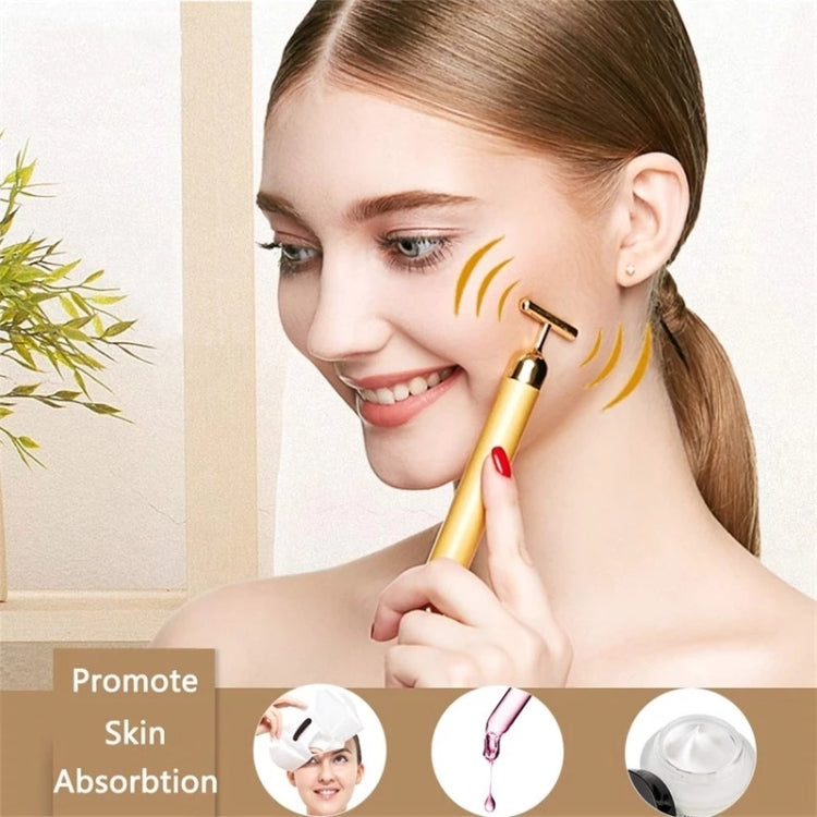 Face Massage Stick Device Electric Beauty Bar Face Massager (6500 Vibrations per Second) by bashfashion