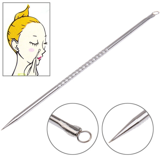 Blackhead Acne Pimple Comedone Remover Safe Cleaner Stainless Steel Needle(Silver) by bashfashion