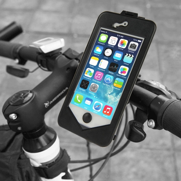 360 Degree Rotation 3 Layer (Plastic + Touch Panel Screen + Silicone Tray) Combination Bicycle Holder for iPhone 5 & 5S by bashfashion