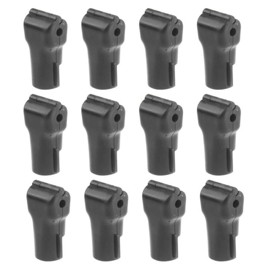 12 PCS 5.0mm Black ABS Display Hook / Security Lock Hook by bashfashion