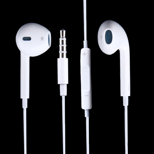 3.5mm Earphones with Wired Control and Mic for Android Phones / PC / MP3 Player / Laptops(White) by bashfashion