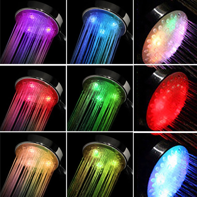 ENKAY RC-9816 Jump Change Seven Colors 5-LED Shower Head ,No Battery by bashfashion