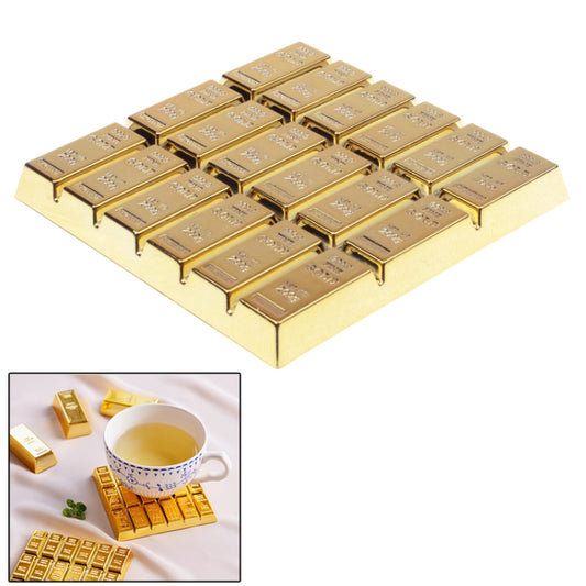 Creative Gold Bar Shaped Anti-slip Heat Insulation Mat for Dishware by bashfashion