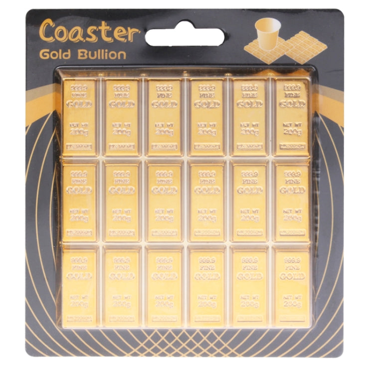 Creative Gold Bar Shaped Anti-slip Heat Insulation Mat for Dishware by bashfashion