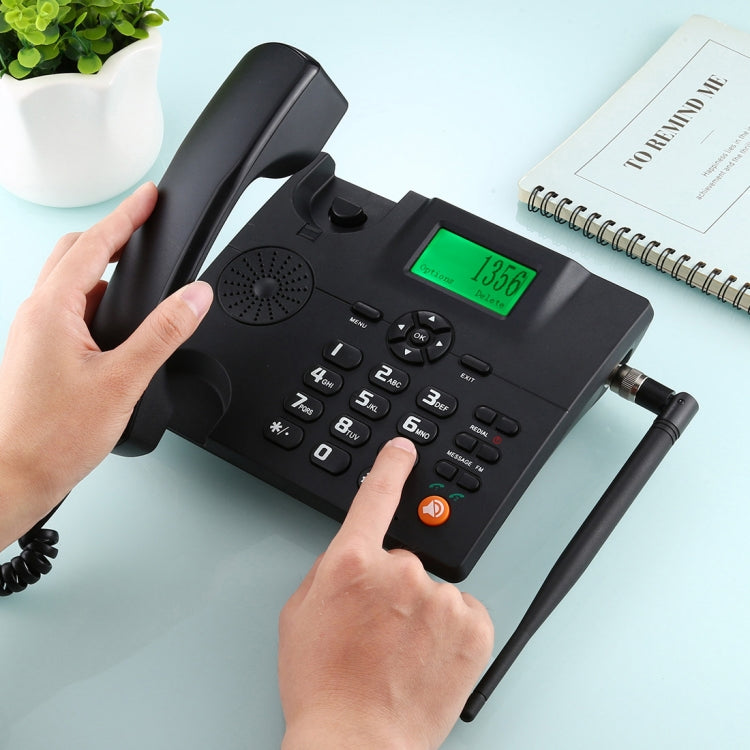 ZT600S 2.4 inch TFT Screen Fixed Wireless GSM Business Phone, Quad band: GSM 850/900/1800/1900Mhz(Black) by bashfashion