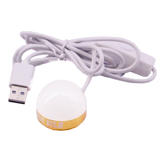 2W Dimmable USB LED Light Bulb with Magnetic, USB-2W-WW 5V 140-150Lumens 6 LED by bashfashion