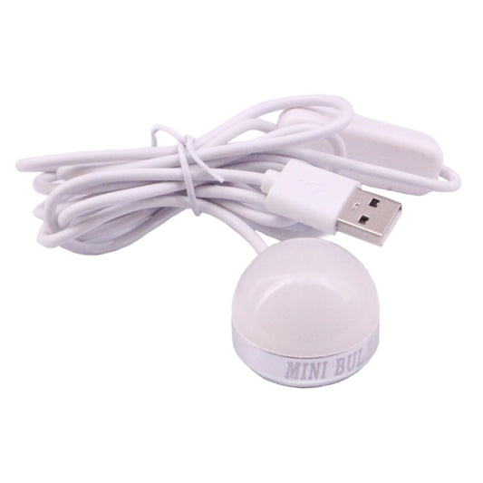 2W USB LED Light Bulb with Magnetic & Cable, USB-2W-WW 5V 140-150Lumens 6 LED by bashfashion