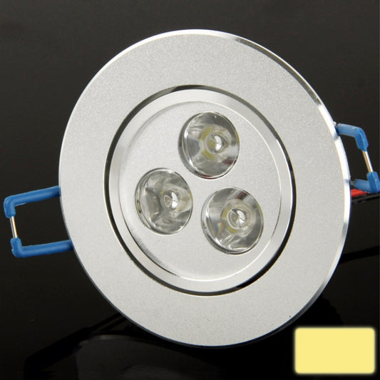 3W Ceiling Lights LED Down Light Bulb, 3 LED, Warm White Light, AC 85-265V by bashfashion