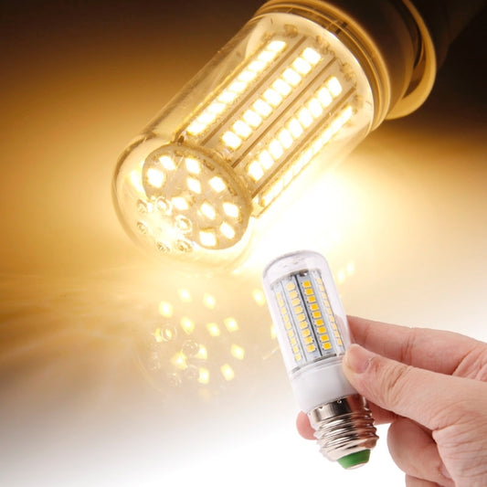 E27 8.0W 420LM Corn Light Lamp Bulb, 102 LED SMD 2835, Warm White Light, AC 220V, with Transparent Cover by bashfashion