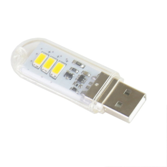 1.5W Flash Disk Style USB Light, 140LM 3 LED SMD 5630 Warm White Light with Touch Switch by bashfashion